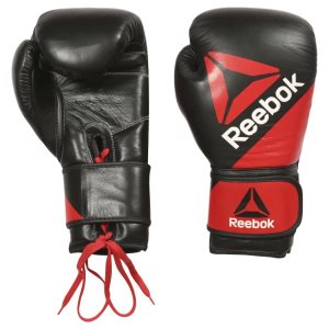 Reebok Leather Training Glove Handschuhe Herren - Mehrfarbig/Rot/Schwarz - DE 912-QCI